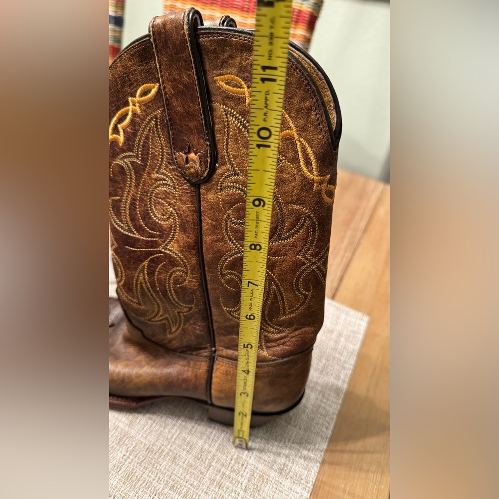 Tony Lama Vaquero Western Cowboy Boots Leather Embroidered Women’s Size 6.5 - Picture 2 of 16
